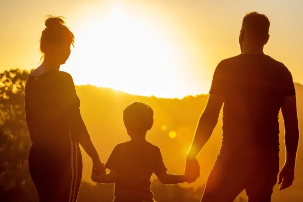 family petit garcon soleil petit format